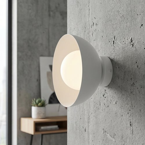 Kinkiet BIBI K1 WHITE nowoczesny, biały, metal