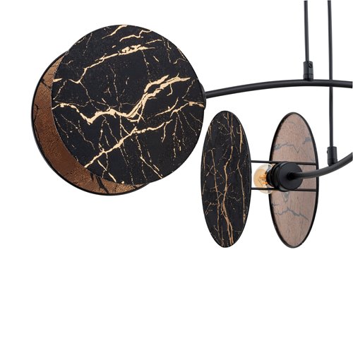 Lampa wisząca MOTIF 4 MARBLE wyjątkowa, abażur, marmur