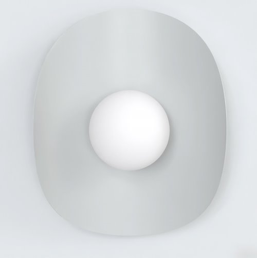 Kinkiet FIERO XL K1 GRAY nowoczesny, szary, metal