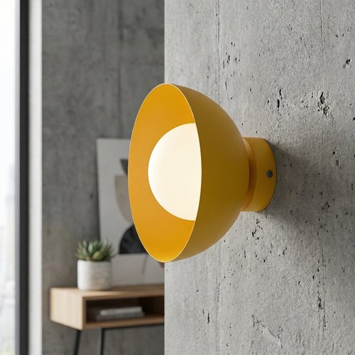 Kinkiet BIBI K1 ORANGE nowoczesny, pomarańczowy, metal