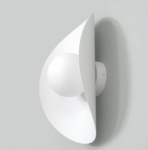 Kinkiet FIERO XL K1 WHITE nowoczesny, biały, metal