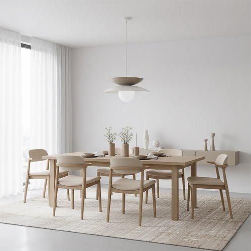 Lampa wisząca NAGOYA 1 WH MOKKA loft, japandi, metal