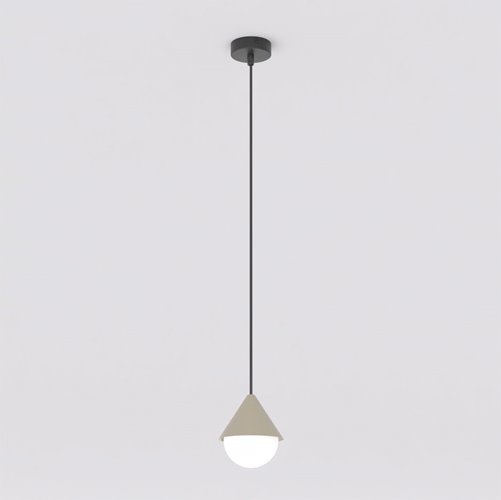 Lampa wisząca GIRO 1 BL MOKKA nowoczesna, beżowa, metal