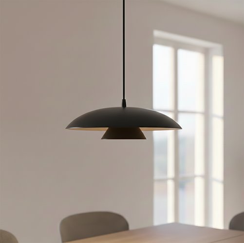 Lampa wisząca BABEL 1 BLACK nowoczesna, czarna, metal