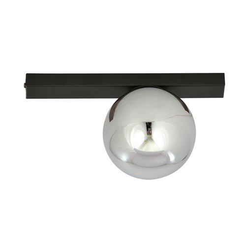 Lampa sufitowa FIT 1 BL/GRAFIT nowoczesna czarna/grafit