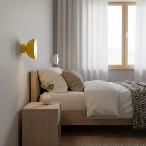 Kinkiet BIBI K1 ORANGE nowoczesny, pomarańczowy, metal