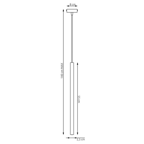 Lampa wisząca SELTER 1 GRAY glamour, sople, szara