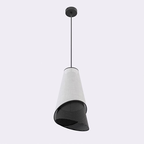 Lampa wisząca MODA 1 BL GRAY LOFT nowoczesna, szara, abażur
