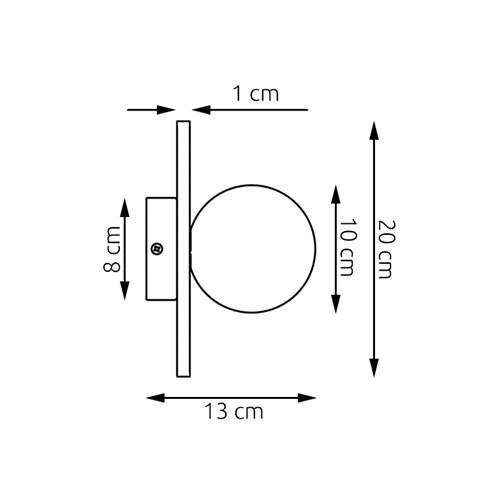 Kinkiet CALMA S K1 GRAY nowoczesny, klosz, filc, szary