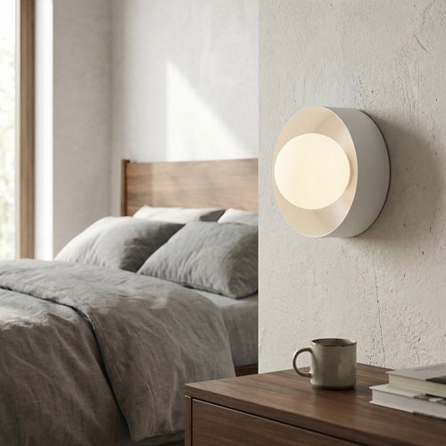 Kinkiet LULU K1 WHITE nowoczesny, biały, metal