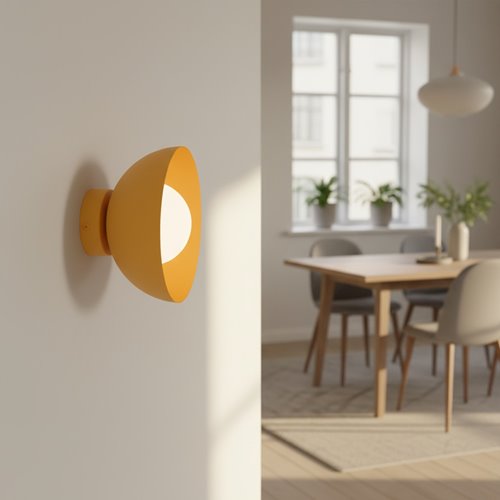 Kinkiet BIBI K1 ORANGE nowoczesny, pomarańczowy, metal