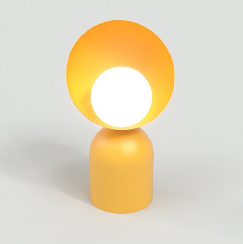 Lampka nocna BOTO LN1 ORANGE metal, pomarańczowa, nowoczesna