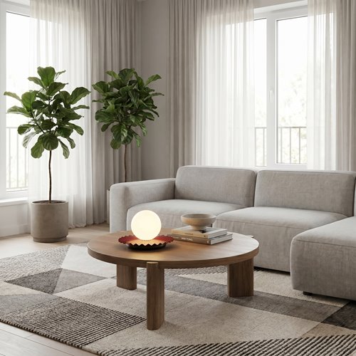 Lampka nocna UMBRA LN1 BURGUNDY metal, nowoczesna, fala