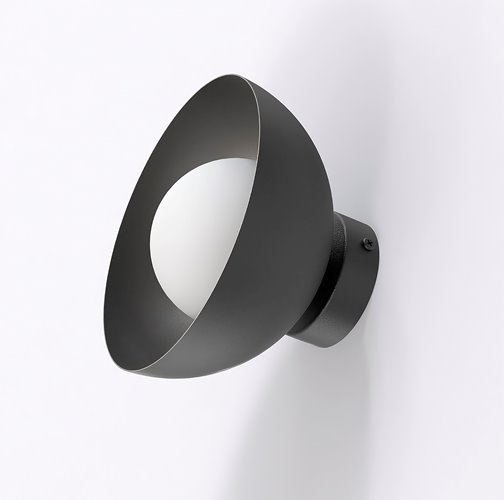 Kinkiet BIBI K1 BLACK nowoczesny, czarny, metal