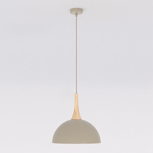 Lampa wisząca NAUTICA 1S MOKKA nowoczesna, beżowa, metal