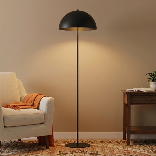 Lampa podłogowa MOGU LP1 BL BLACK loft, czarna, metal
