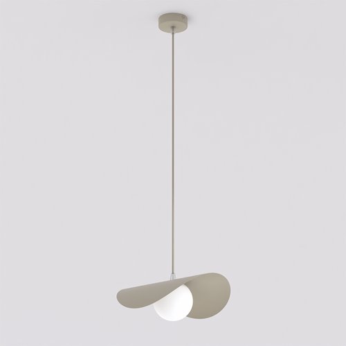 Lampa wisząca RITUAL 1M MOKKA nowoczesna, beżowa, metal