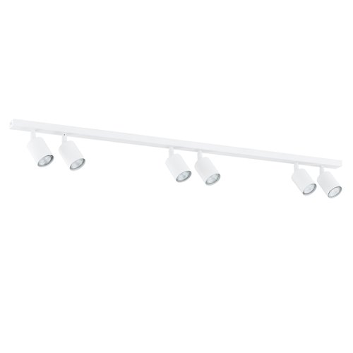 Lampa sufitowa FLASH 6 WHITE nowoczesna, minimalistyczna