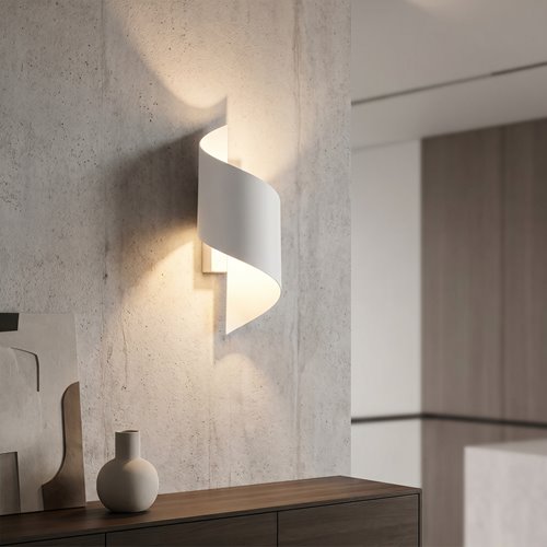 Kinkiet SPINER WHITE minimalistyczny, metal, biały