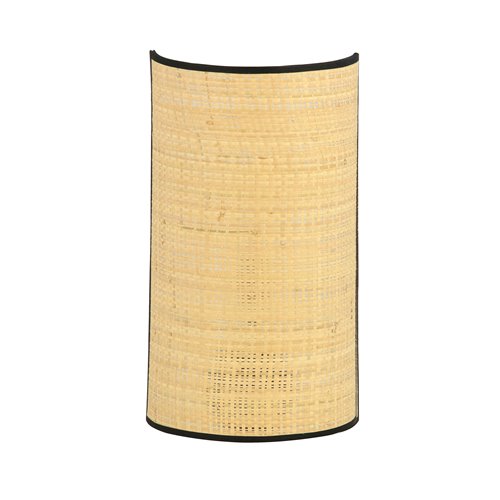 Kinkiet ASTON K1 oryginalny, boho, abażur, rattan