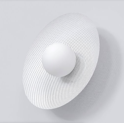 Kinkiet VIBEZ K1 WHITE nowoczesny, biały, metal