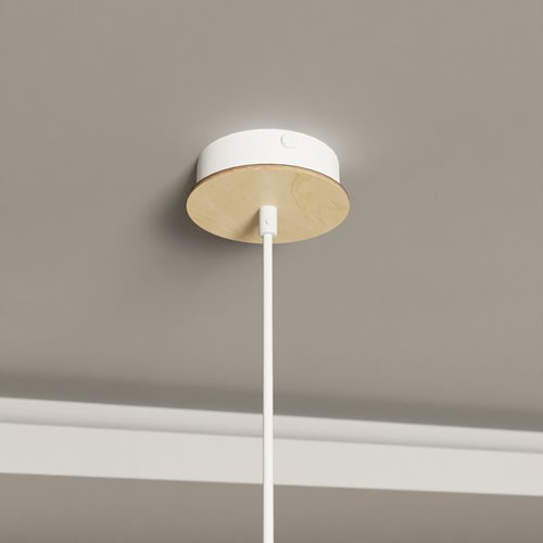 Lampa wisząca KOBE 1 WHITE unikatowy, japandi, skandynawski
