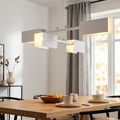 Lampa wisząca TOLOS 4 WHITE oryginalna, loft, biała