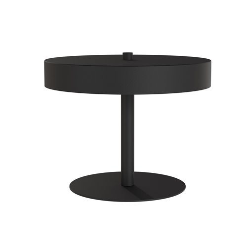 Lampka nocna NEMO LN2 BL BLACK metal, czarna, loft