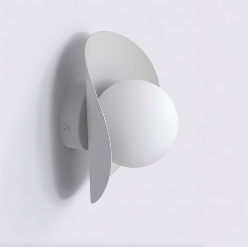 Kinkiet FIERO M K1 GRAY nowoczesny, szary, metal