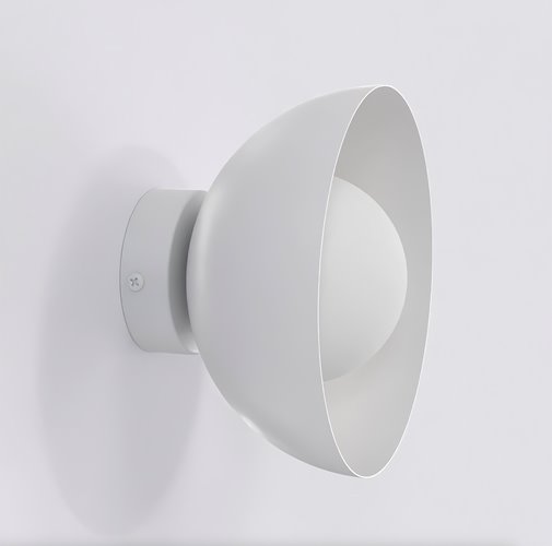 Kinkiet BIBI K1 GRAY nowoczesny, szary, metal