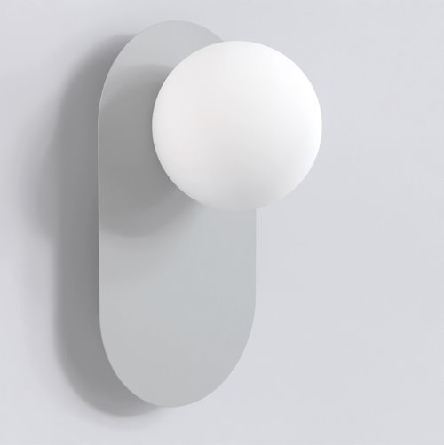 Kinkiet VIVA K1 GRAY nowoczesny, szary, metal