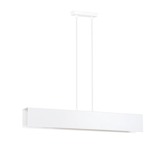 Lampa wisząca GENTOR 3 WHITE minimalistyczna, loft, biała