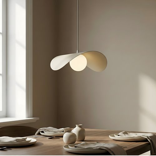 Lampa wisząca RITUAL 1M MOKKA nowoczesna, beżowa, metal