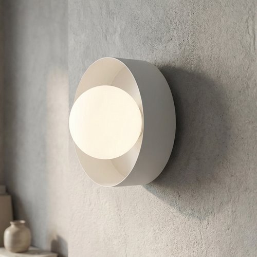 Kinkiet LULU K1 WHITE nowoczesny, biały, metal