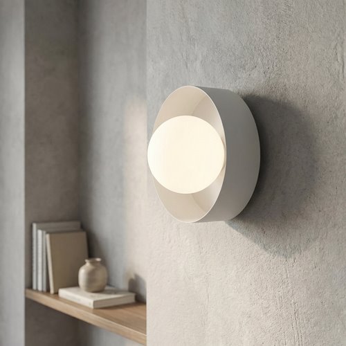 Kinkiet LULU K1 WHITE nowoczesny, biały, metal