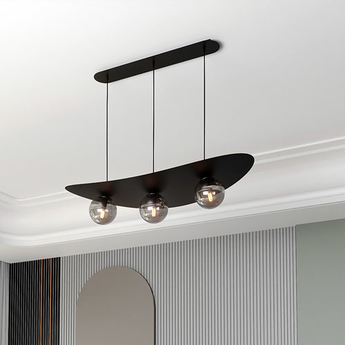 Lampa wisząca AURA 3 BL GRAFIT nowoczesna i oryginalna