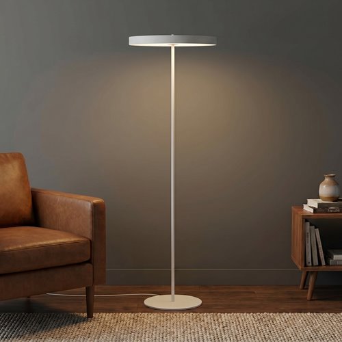 Lampa podłogowa NEMO LP3 WH WHITE loft, biała, metal