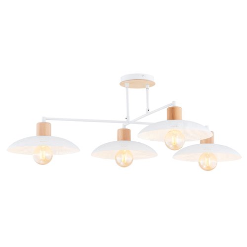 Lampa sufitowa KOBE 4 WHITE unikatowy, japandi, skandynawski