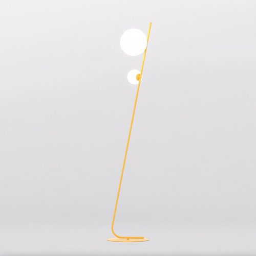 Lampa podłogowa TATU LP2 BL ORANGE nowoczesna, pomarańczowa