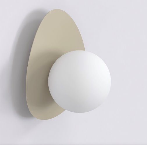 Kinkiet OVO K1 MOKKA nowoczesny, beżowy, metal