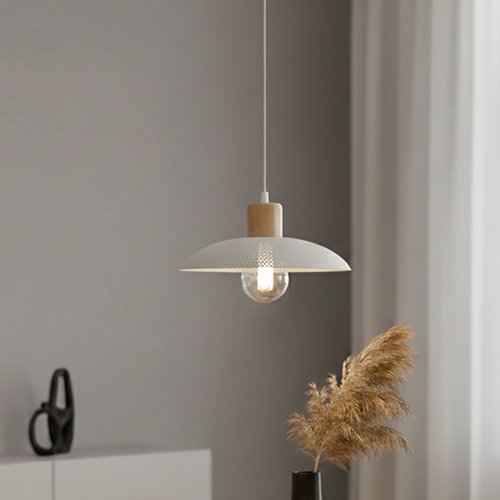 Lampa wisząca KOBE 1 WHITE unikatowy, japandi, skandynawski