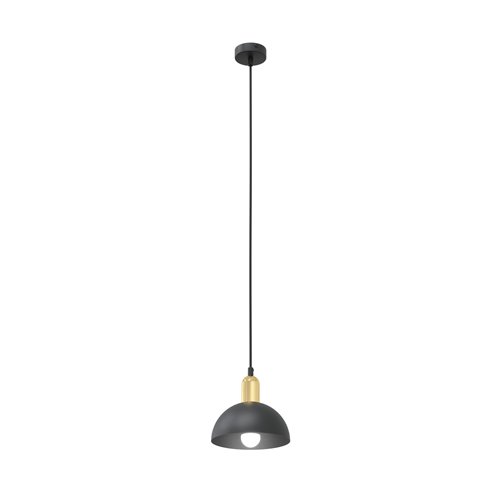 Lampa wisząca MOTO 1 BL, loft, czarny, złoty