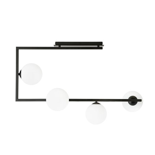 Lampa sufitowa SOMA 4 BL OPAL nowoczesna, klosze
