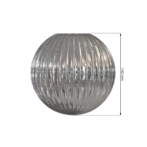 Klosz szklany VIBRA grafit