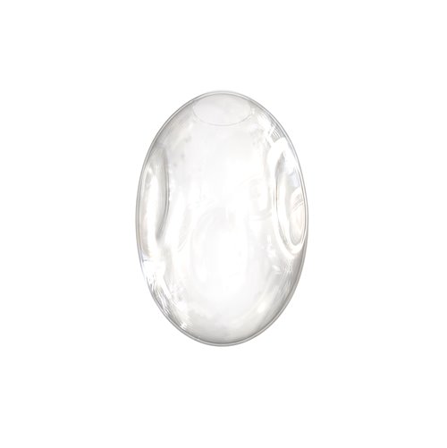 Klosz szklany EGG transparentny