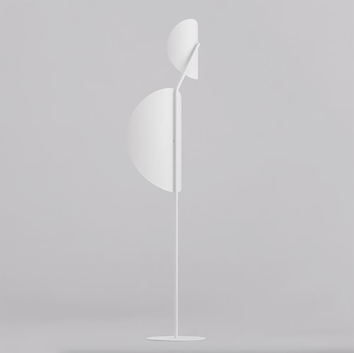 Lampa podłogowa DELULU LP2 WHITE nowoczesna, biała, metal