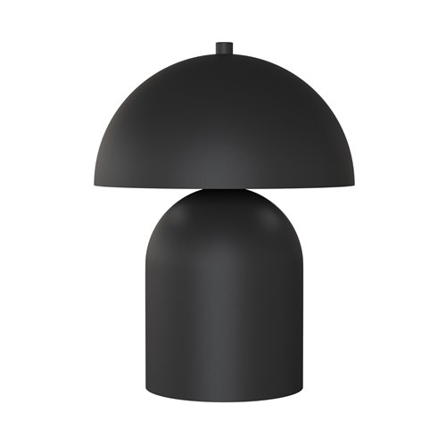Lampka nocna MUSH LN2 BL BLACK metal, czarna, loft