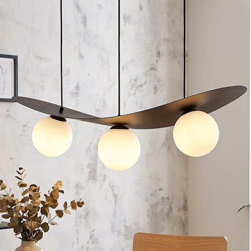 Lampa wisząca AURA 3 BL OPAL nowoczesna i oryginalna