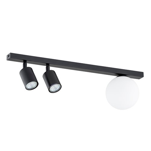 Lampa sufitowa BASTER 3 BLACK nowoczesna, minimalistyczna