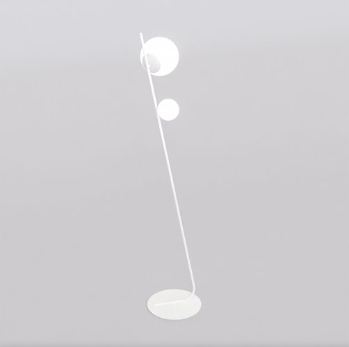 Lampa podłogowa TATU LP2 BL WHITE nowoczesna, biała, metal